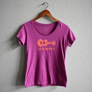 M | Patagonia | live simply scoop neck tee